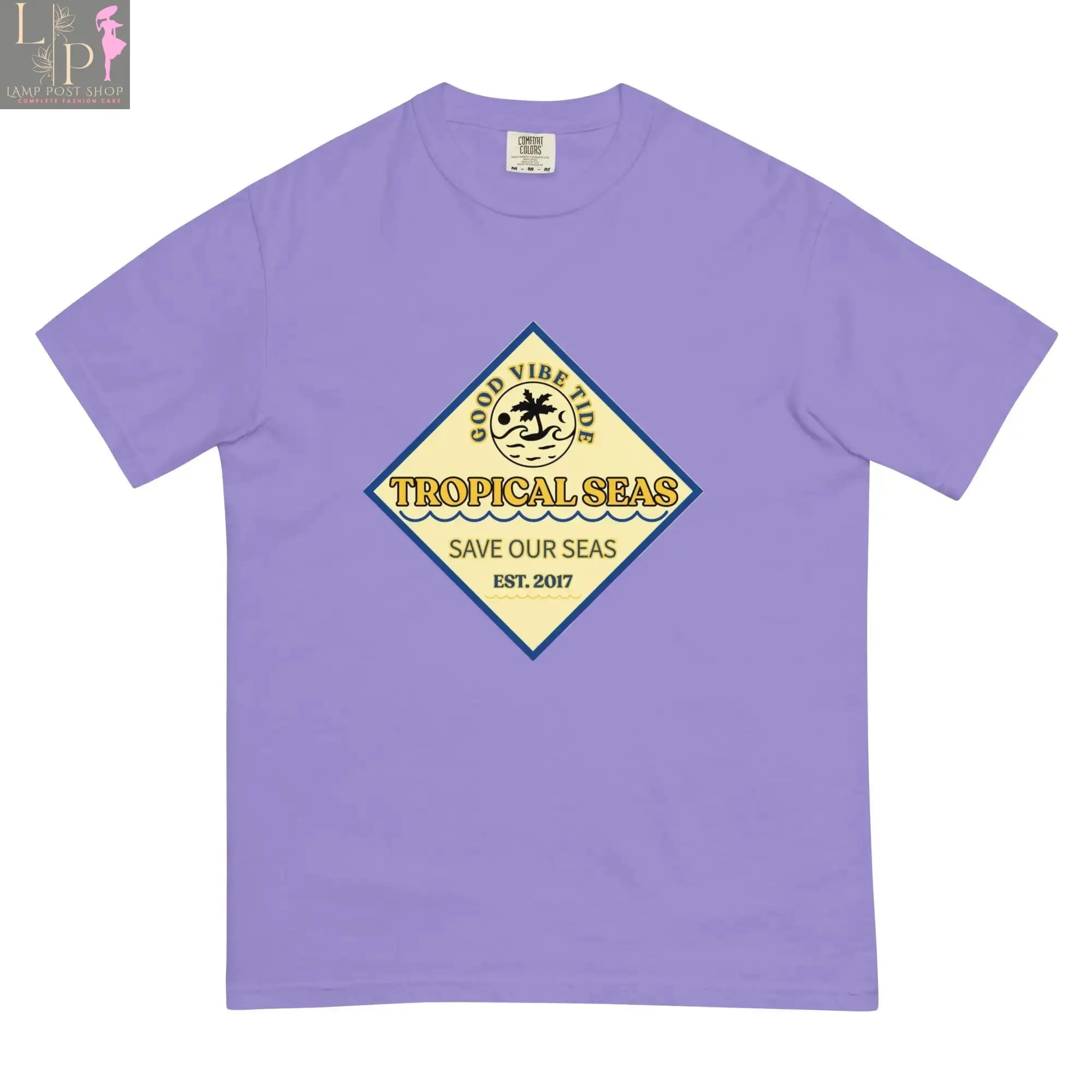 Men's Beachy Days T-shirt by Lamp Post, casual men's dress tee with a relaxed beach-inspired design, displayed on a mannequin.