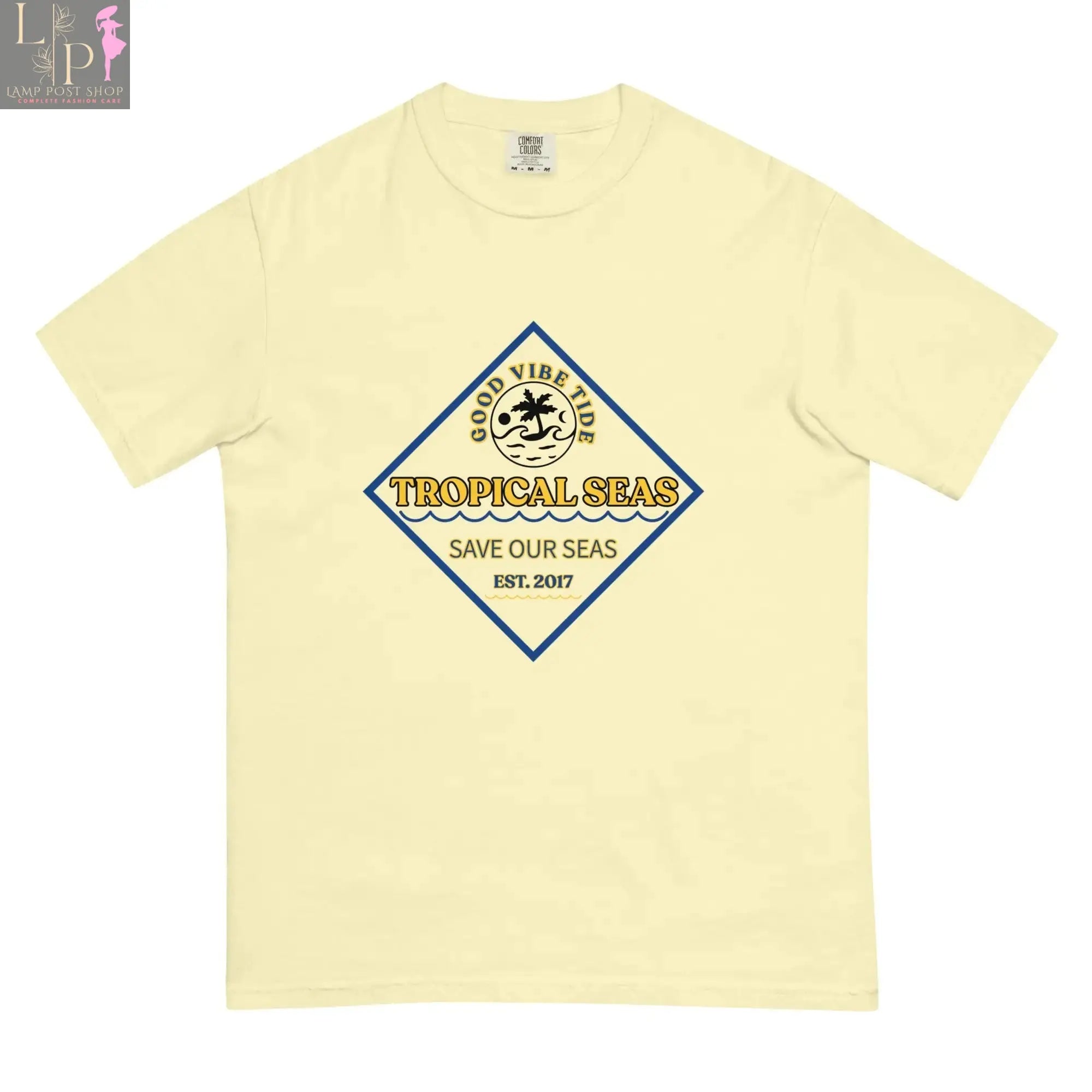 Men's Beachy Days T-shirt by Lamp Post, casual men's dress shirt with a relaxed beach-inspired design and comfortable fit.