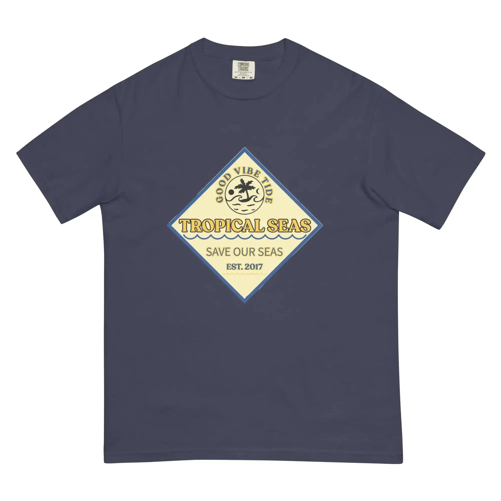 Men's Beachy Days T-shirt by Lamp Post, casual men's dress shirt with relaxed, beach-inspired style, shown in a comfortable fit.