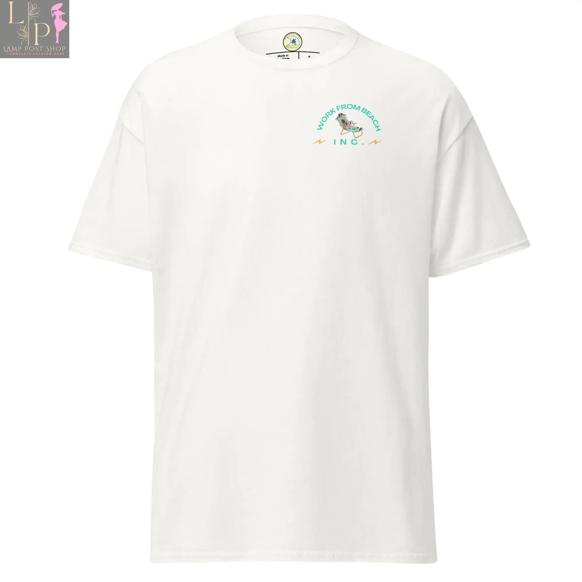Maroon men's dress T-shirt from Lamp Post, featuring a classic beach executive style, casual fit, and soft fabric.
