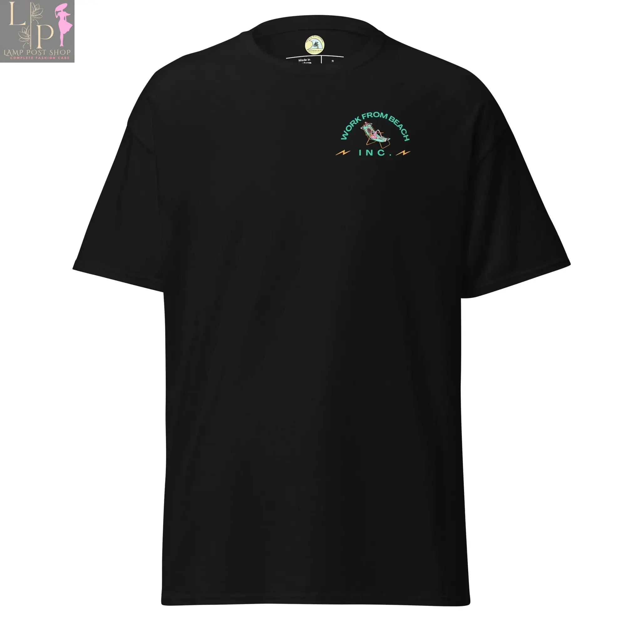 Men's maroon beach executive classic dress tee by Lamp Post, featuring a comfortable fit and casual style.