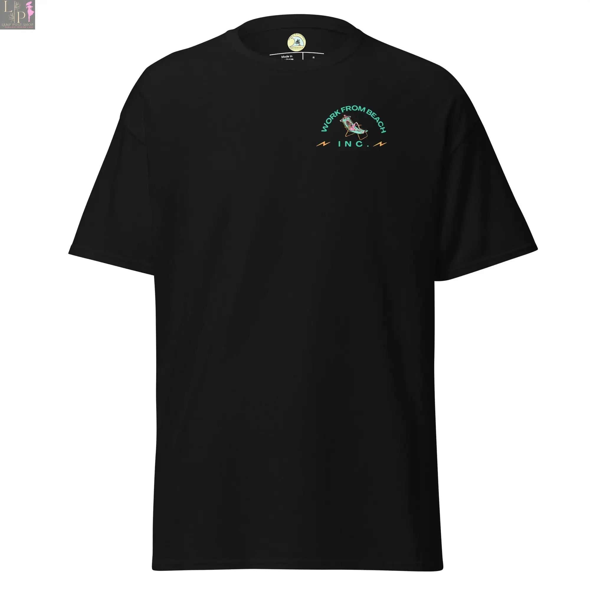 Men's maroon Beach Executive classic dress tee by Lamp Post, featuring a casual yet polished look for relaxed or beachwear occasions.
