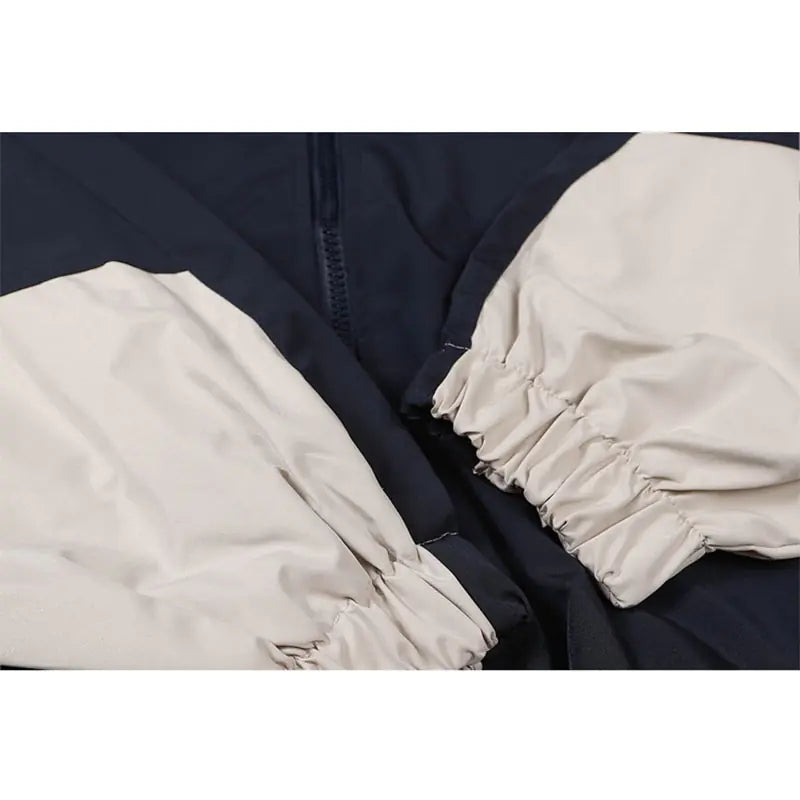 Black men's winter jacket by Lamp Post, featuring a warm, insulated design ideal for cold weather.
