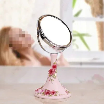 Modern Lamp Post bath accessories set with flower toothbrush holder, soap dispenser, tissue box, and tray for bathroom decor.