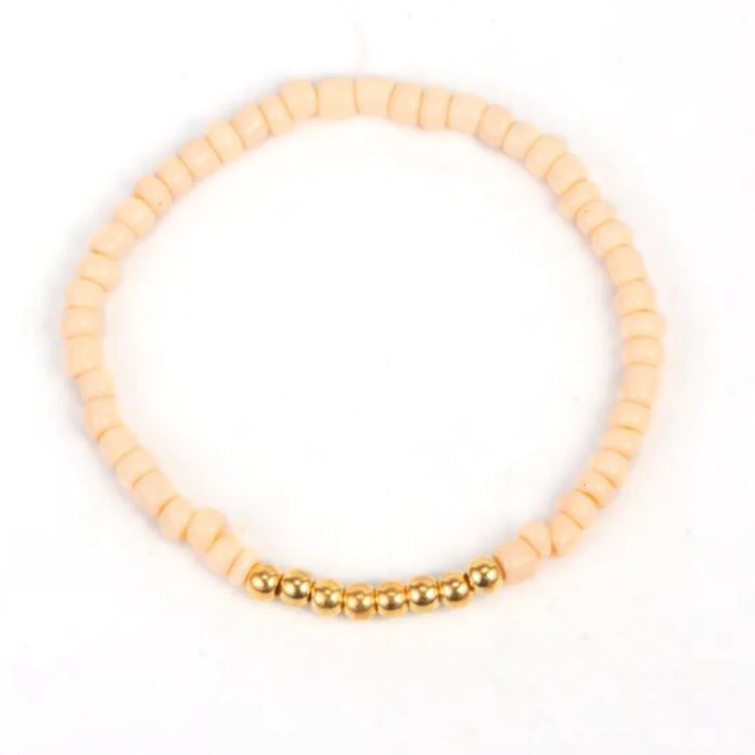 Women bracelet set by Lamp Post featuring multiple stylish bracelets with various charms and designs for a fashionable look.
