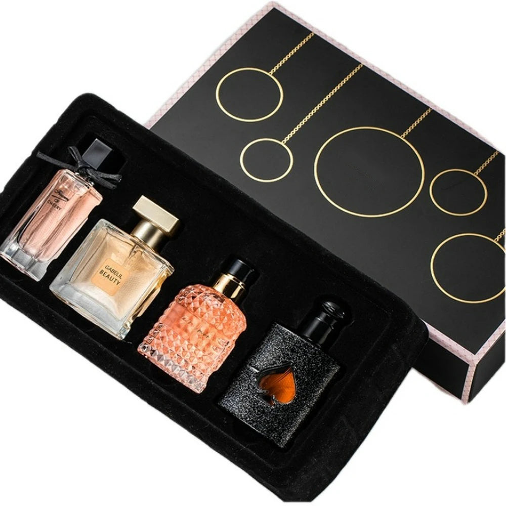 Four sets of Lamp Post women's perfume bottles, each 105ml, featuring the best smelling perfumes for women.