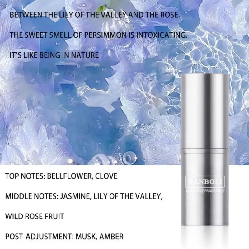Lamp Post women's perfume roller ball with pheromone oil, 7g, compact perfume for women in a sleek rolling bottle.