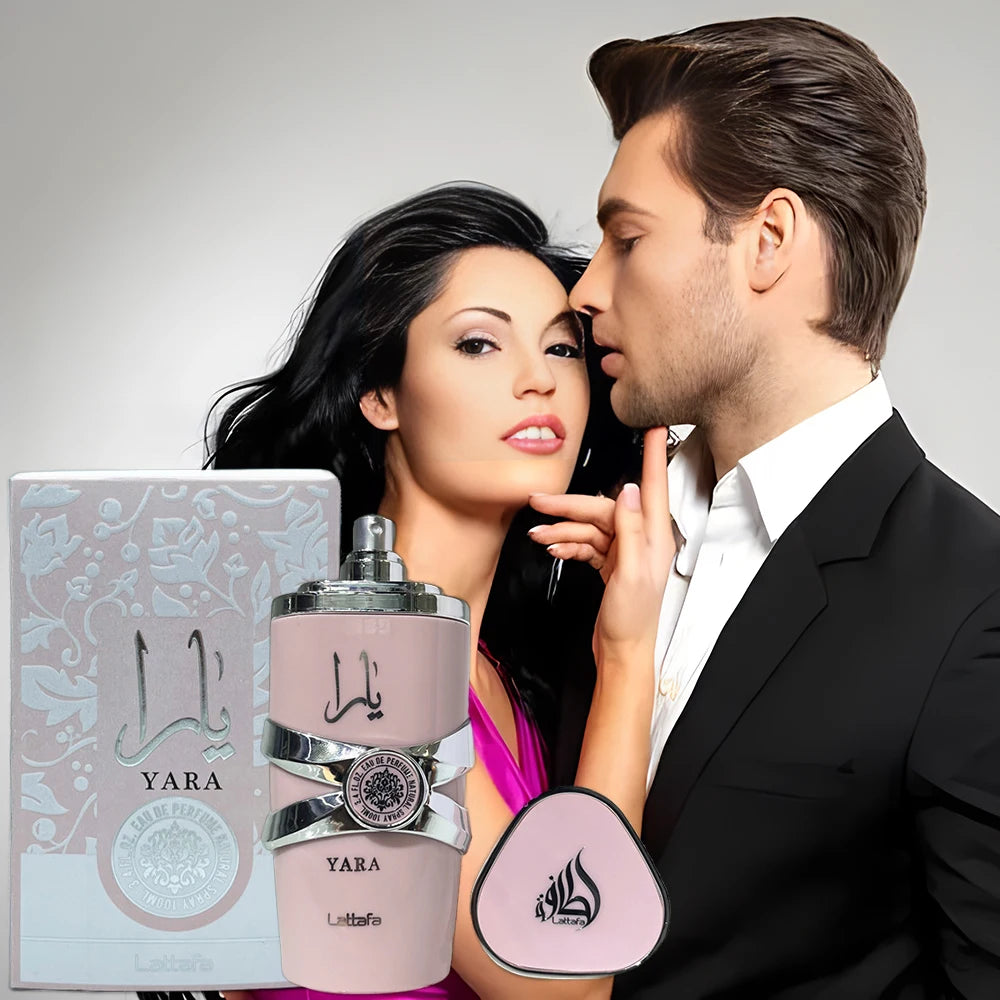 Lamp Post women’s perfume bottle, 100ml, with a sleek yellow design, offering a fresh, lasting fragrance for a signature aroma.