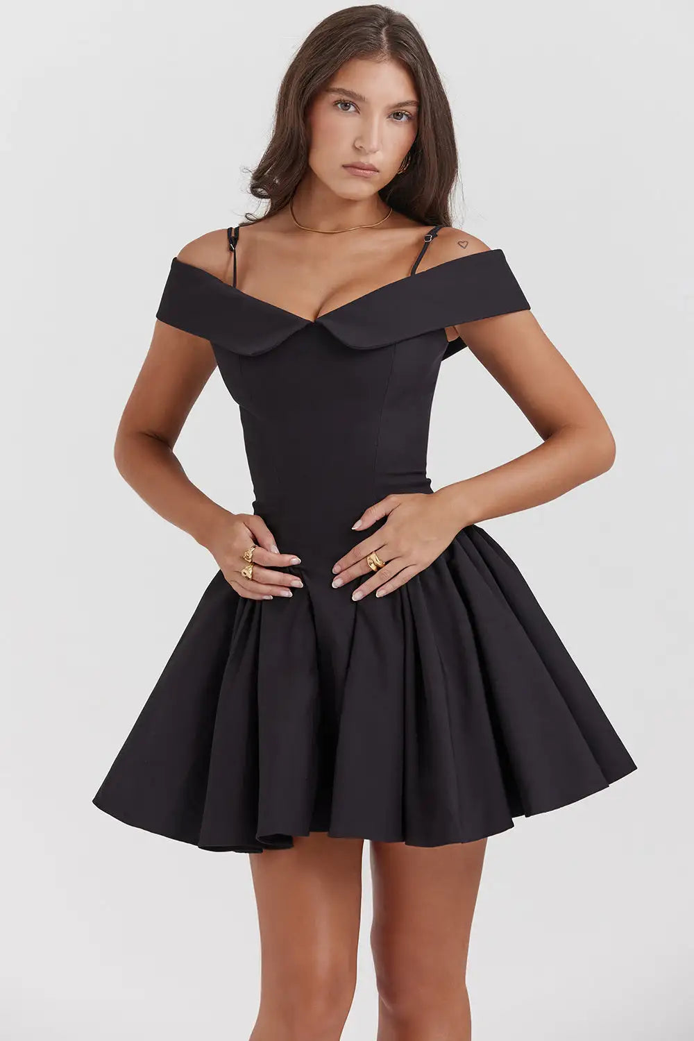 Pink romantic dress for women by Lamp Post, extra small size, featuring a flowy feminine silhouette and elegant design.