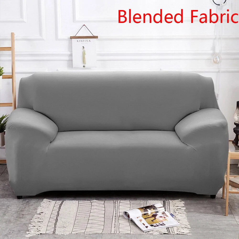 Red Lamp Post stretch sofa slipcover on a 1-seat sofa, showcasing fitted fabric and smooth texture for a stylish furniture update.