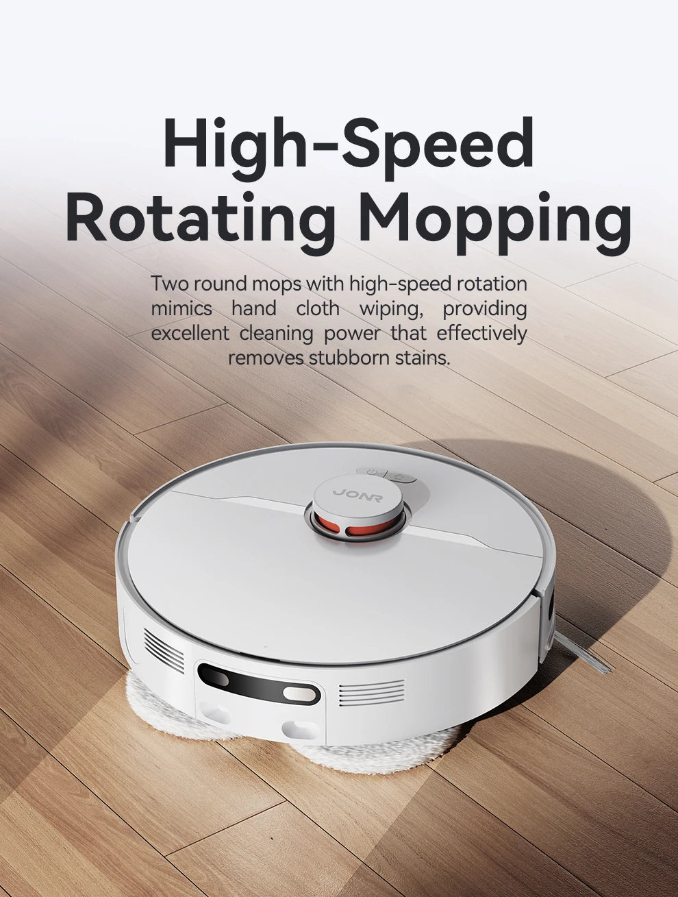Lamp Post P20 Pro cordless robot vacuum for mopping and automatic cleaning with dust collection and drainage water features.