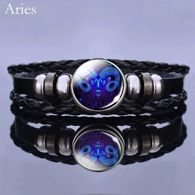 Women and couple bracelet set by Lamp Post featuring matching silver-toned bracelets with engraved designs for couples.