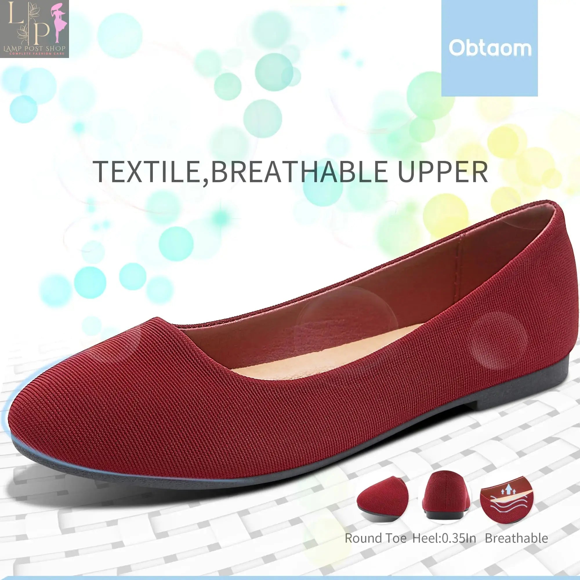 Lamp Post women's flat shoes for summer dresses, stylish and comfortable slip-on shoes perfect for warm weather.