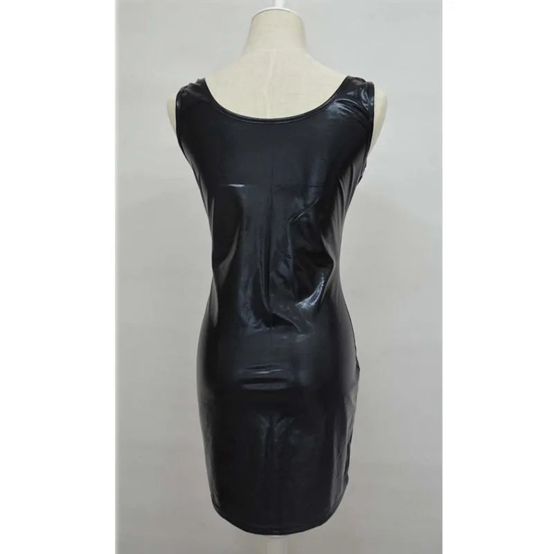 Silver women's sexy lingerie dress by Lamp Post, featuring a fitted, alluring design perfect for intimate wear.