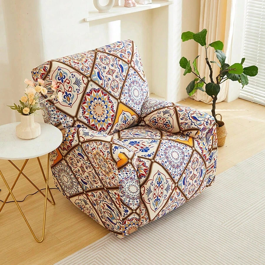Lamp Post recliner sofa slipcover in color 04, designed to protect and decorate a living room sofa with a snug fit.