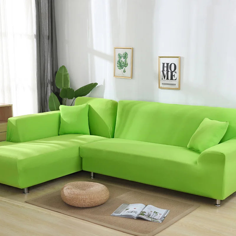 Lamp Post L-shape sofa armchair cover in color 24, fits 145-185cm living room sofa, protects and updates your sofa.
