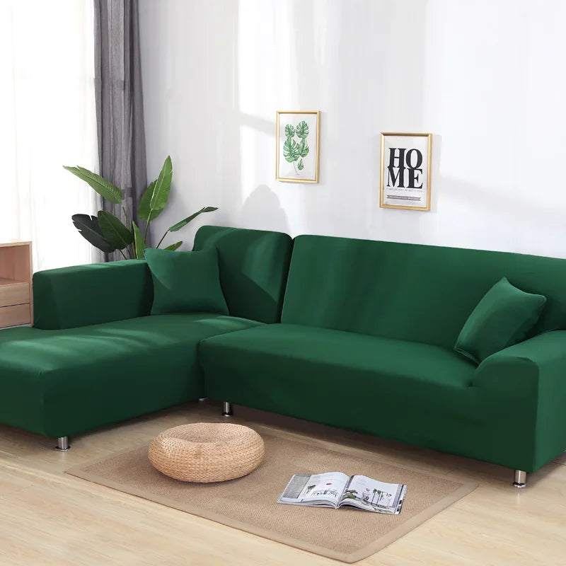 Lamp Post L-shaped sofa armchair cover in color 24, fits 145-185cm living room sofa, protects and refreshes furniture.