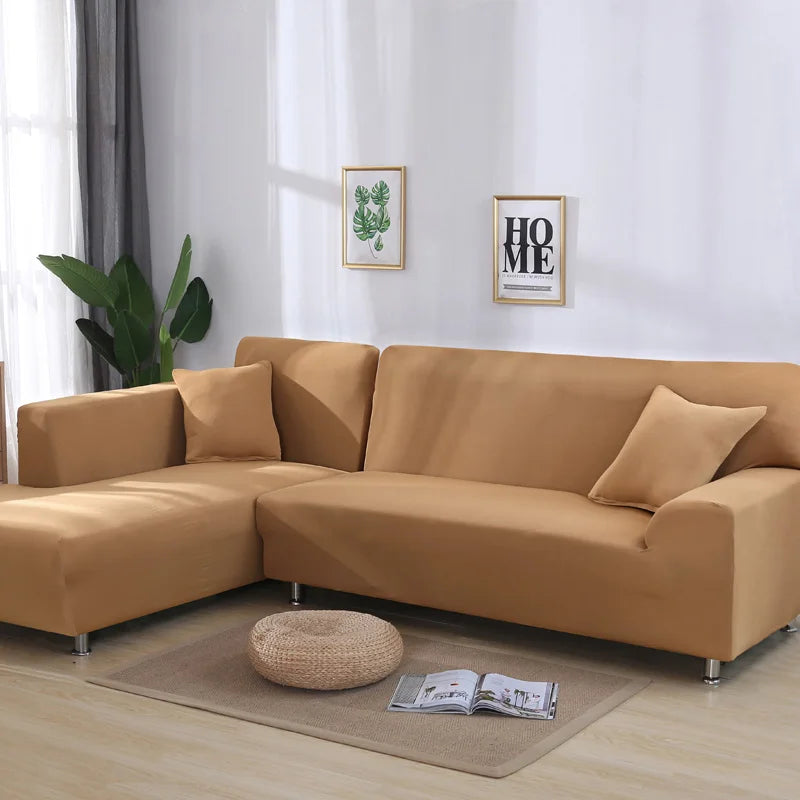 Lamp Post L shape sofa armchair cover in color 24, fits 145-185cm living room sofa, protects and updates your sofa.