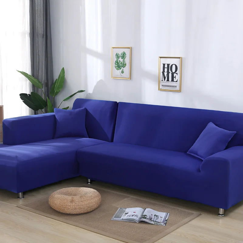 Lamp Post L-shaped sofa armchair cover in color 24, fits 145-185cm living room sofa, protects and updates furniture appearance.