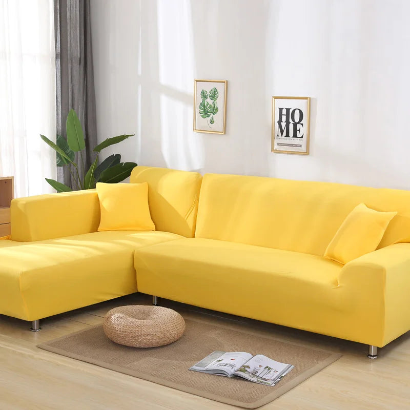Lamp Post L-shape sofa armchair cover in color 24, fits 145-185cm living room sofa, protects and updates your sofa.