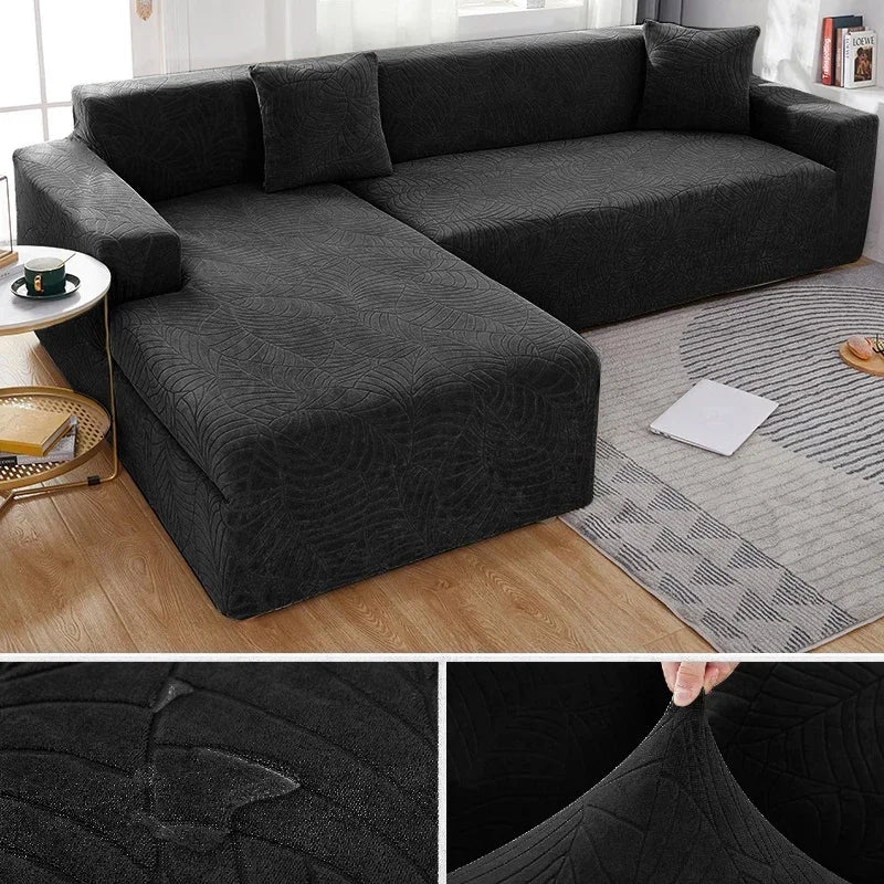 Lamp Post L-shaped sofa cover for 4-seat sofa, fabric protection for sofa set, in color 10, fits 235-300cm wide.