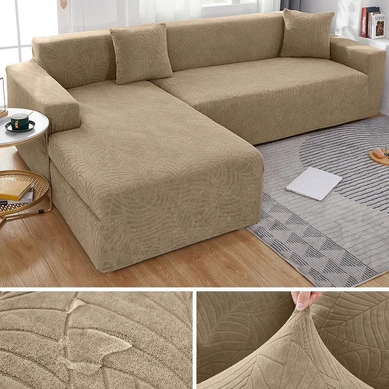 Lamp Post L-shaped sofa cover for 4-seat sofa, in color 10, fits 235-300cm sofa set, protective furniture cover for sofa set.