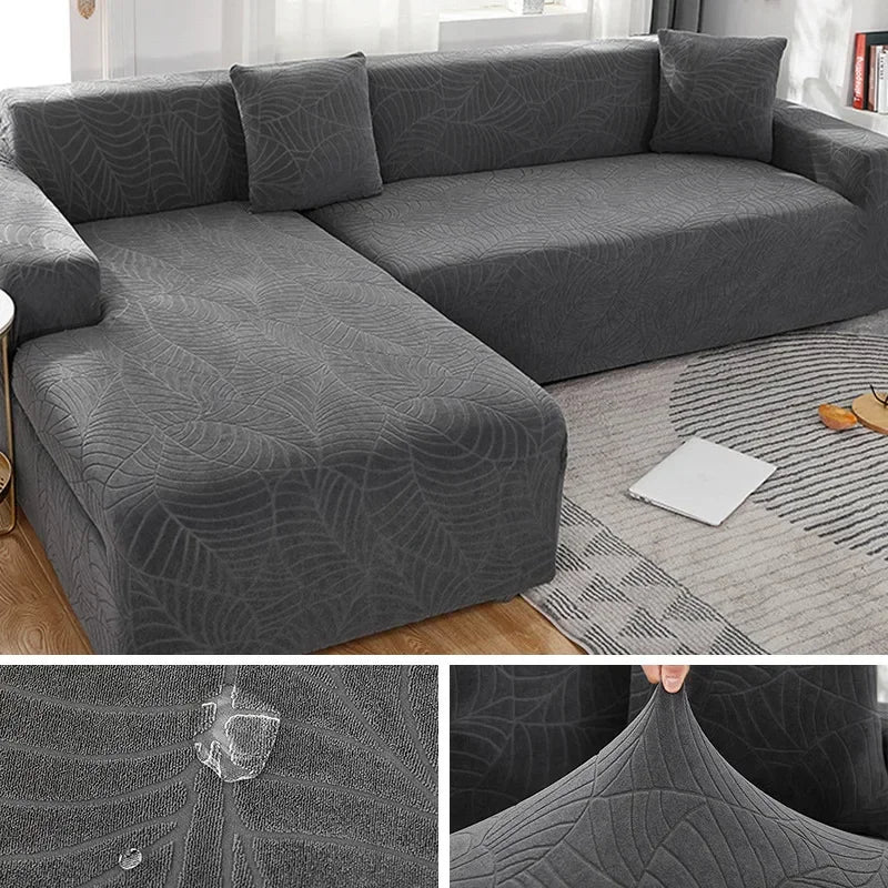 Lamp Post L-shaped sofa cover for 4-seat sofa, fits 235-300cm, protective furniture cover for sofa set.