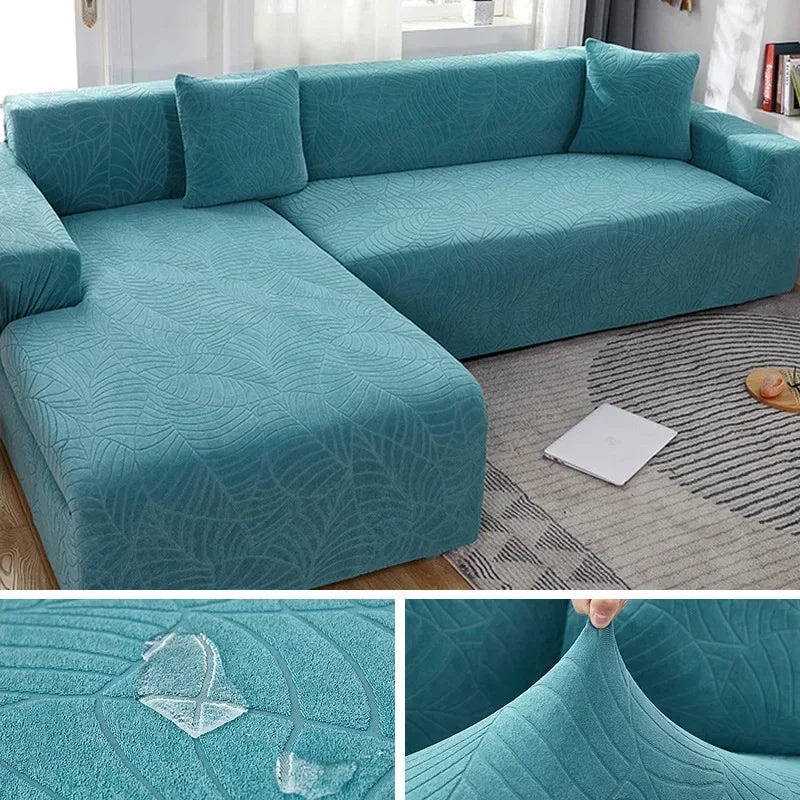 Lamp Post L-shaped sofa cover for 4-seat sofa, 235-300cm, protects and fits sofa set with colorful design.