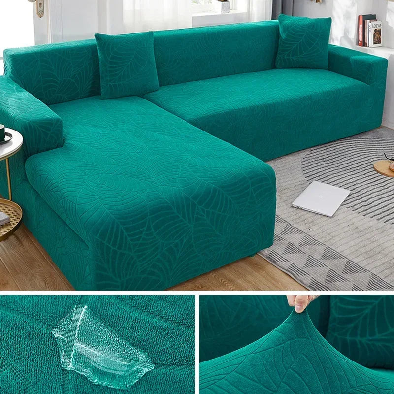 Lamp Post L-shaped sofa cover for 4-seat sofa, fabric protector fits 235-300cm sofa set in color 10, designed for sofa set protection.