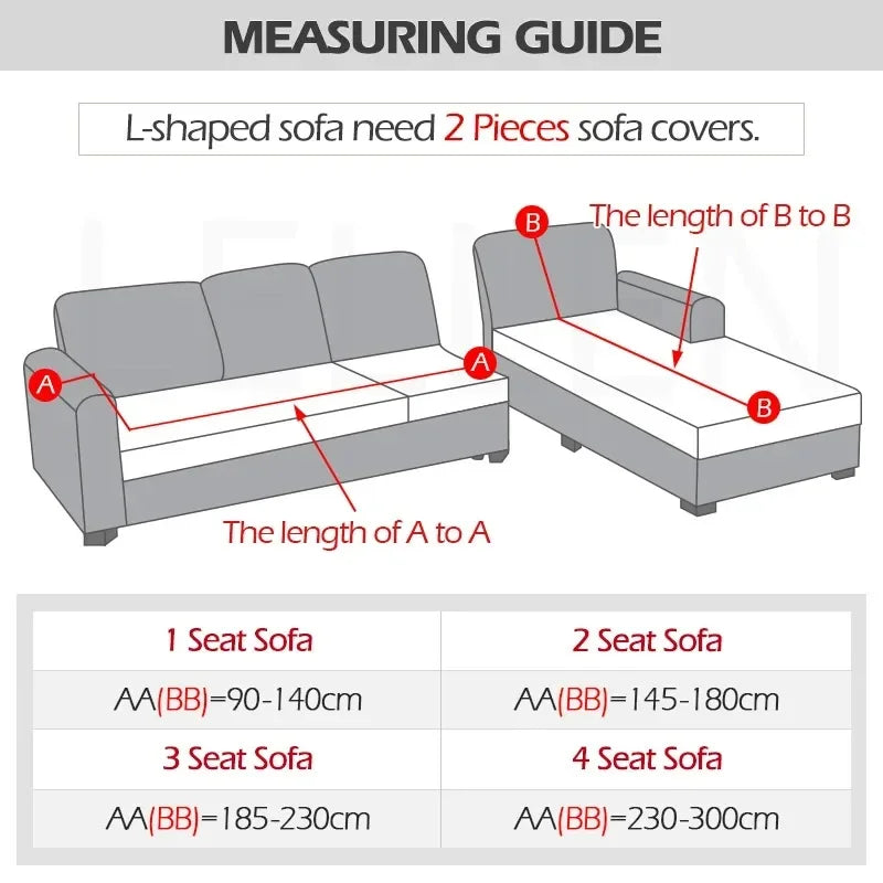 Lamp Post L-shaped sofa cover protector for 2-seat bench, fits 145-185cm, in color 11, designed to protect and update sofa appearance.