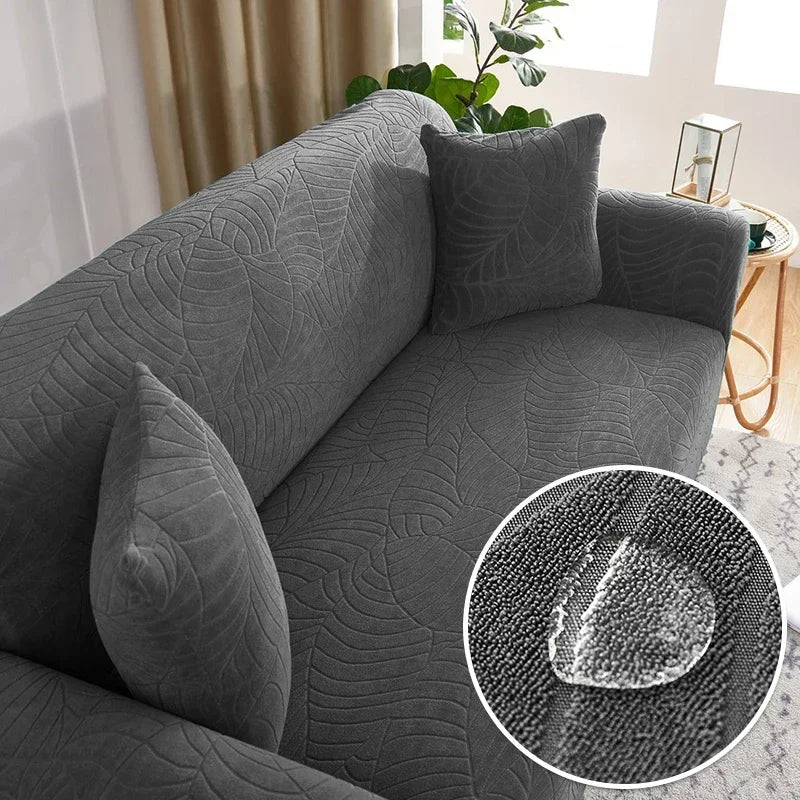 Lamp Post L-shaped sofa cover protector for 2-seat benches, with colorful fabric designed to protect and update sofa appearance.