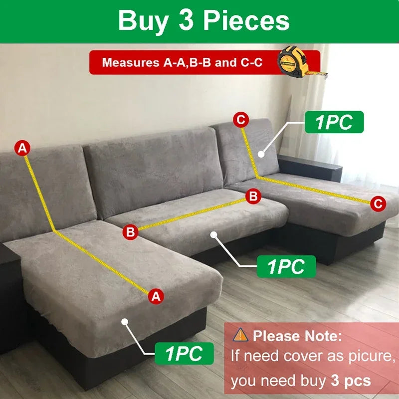 Dark grey L-shaped Corner Sofa Cover for 4-seater living room sofa by Lamp Post, fits 235-300cm corner sofas.