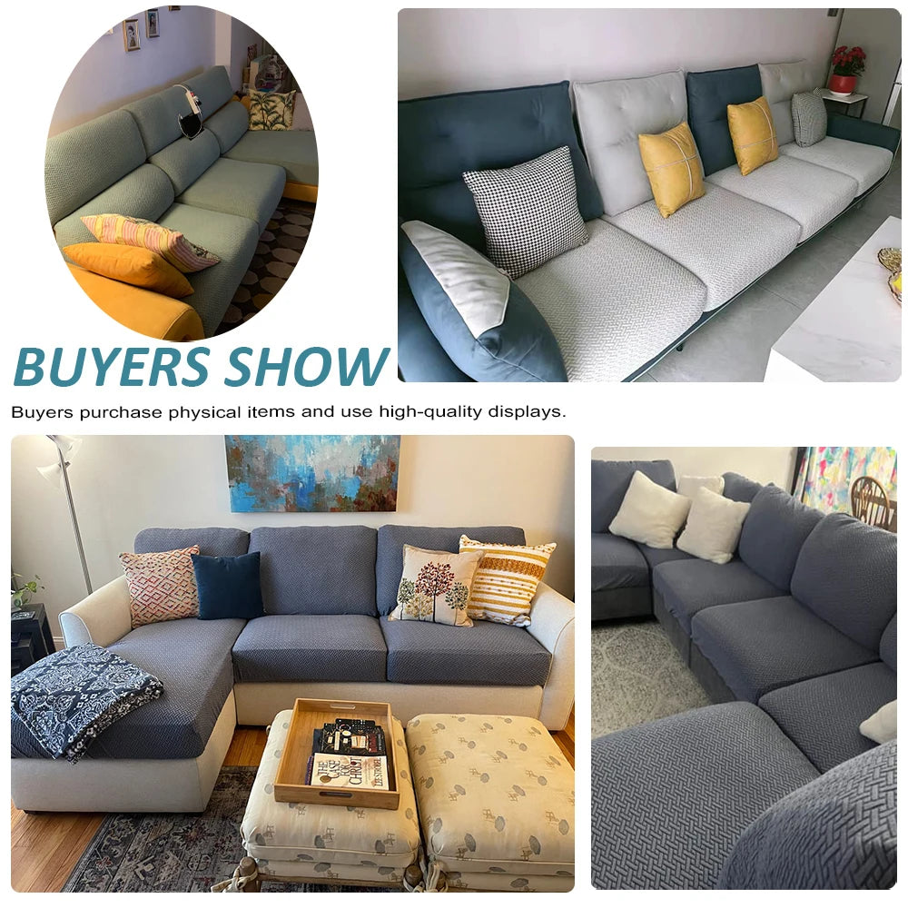 Dark grey sofa cushion cover by Lamp Post, designed for living room sofas, made of durable fabric, fits standard cushion sizes.