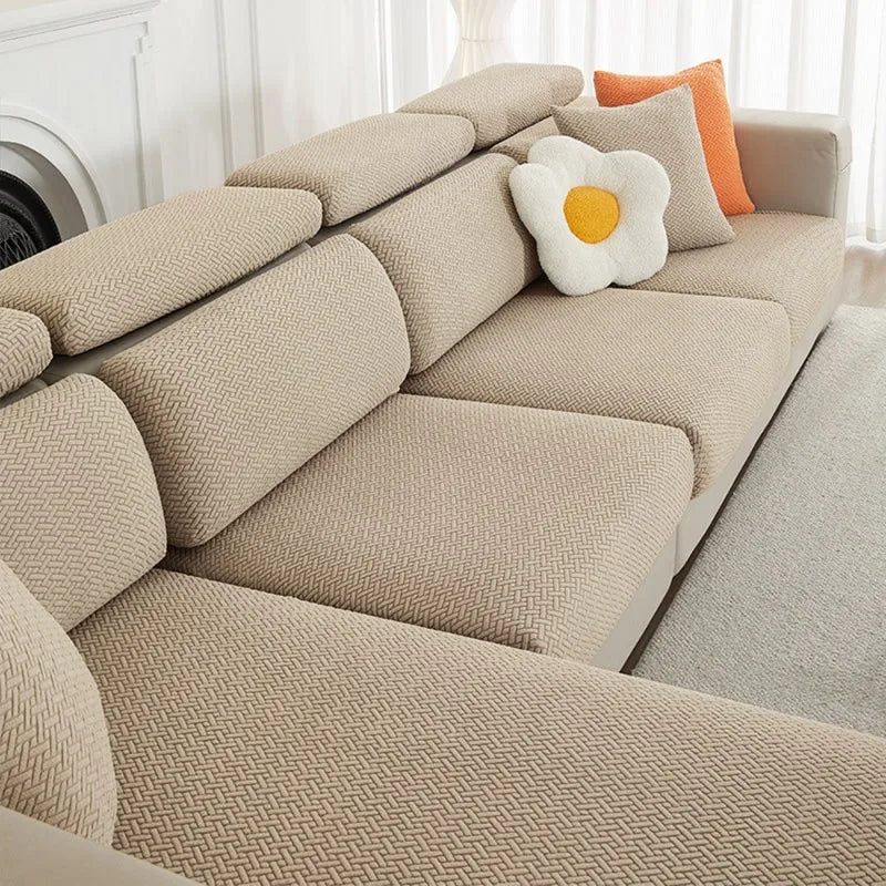 Dark grey Lamp Post sofa cushion cover for living room, fits standard size sofa cushions, made from durable fabric.