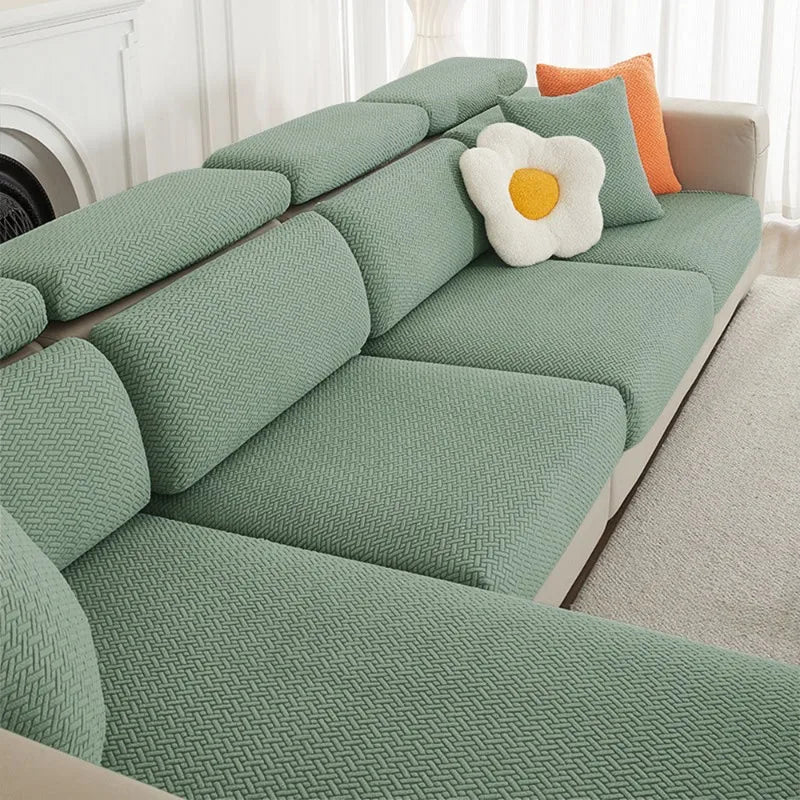 Dark grey Lamp Post sofa cushion cover for living room, fits standard sofa cushions, made of durable fabric.
