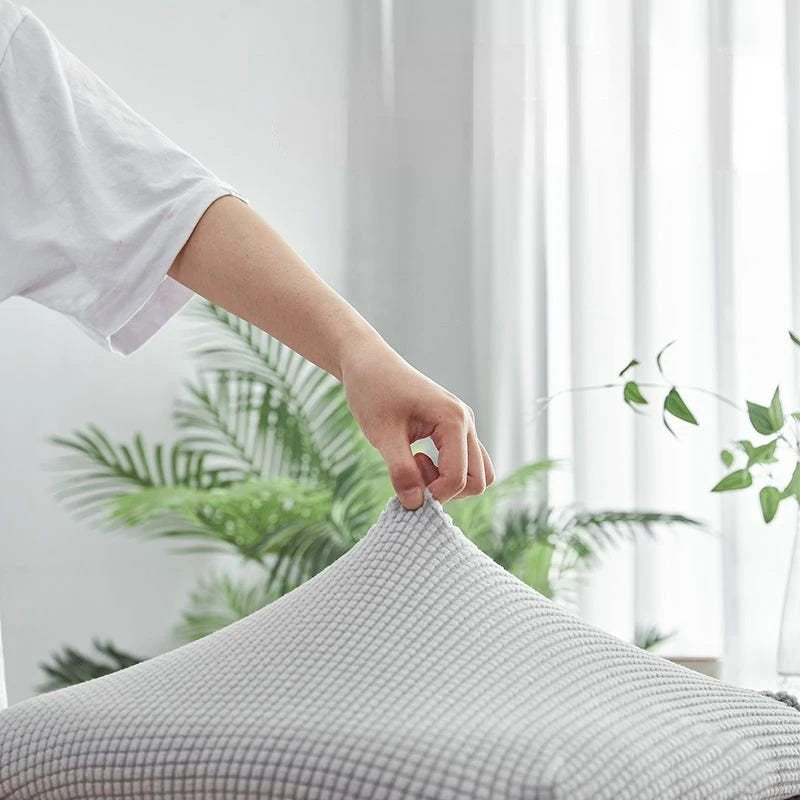 White washable and detachable sofa cover by Lamp Post, fits 90-150cm sofas, ideal for protecting and refreshing living room furniture.