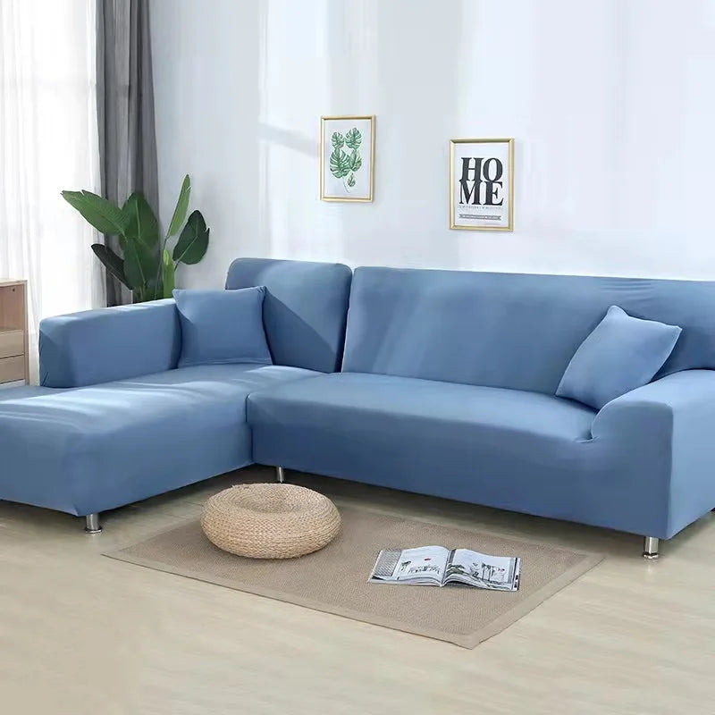 Yellow Lamp Post sofa cover for 4-seat living room sofa and armchair, made of durable fabric for protection and style.