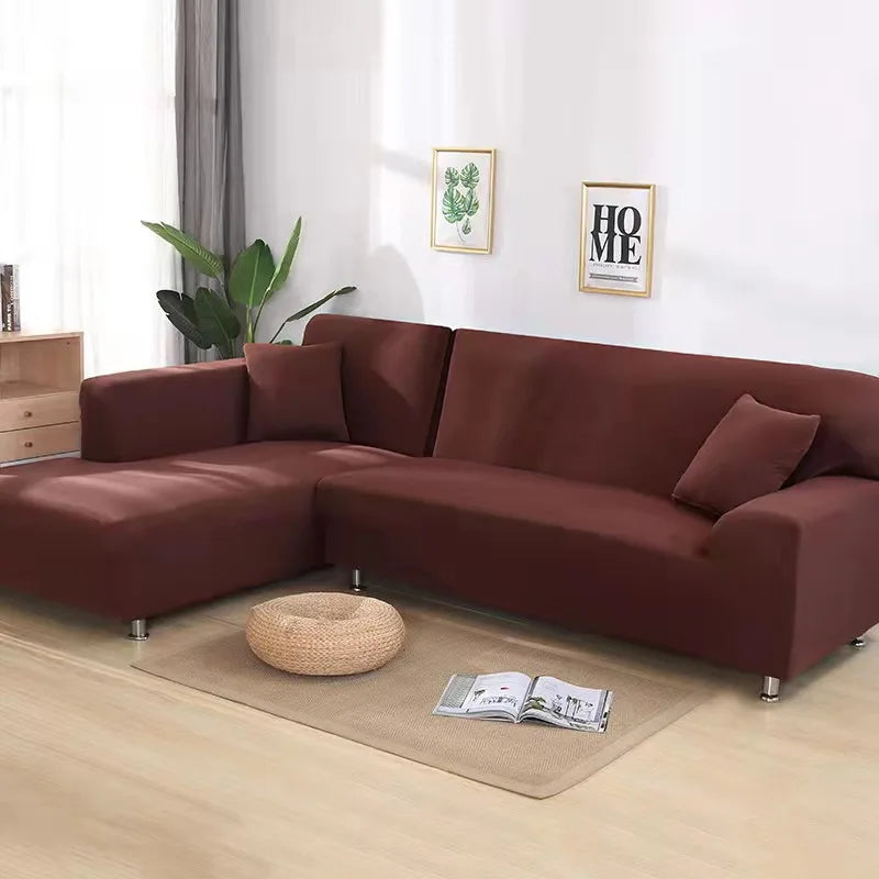 Yellow Lamp Post sofa cover for 4-seat armchair, protects and updates living room furniture with a snug fit.