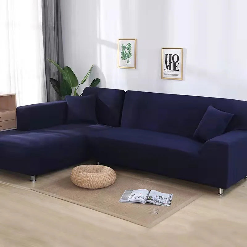 Yellow Lamp Post sofa cover for 4-seat living room sofa or armchair, protects and refreshes furniture with a snug fit.