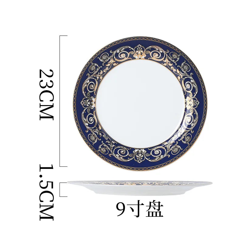 Lamp Post full dinnerware set with plates, bowls, and cups for complete kitchen tableware display