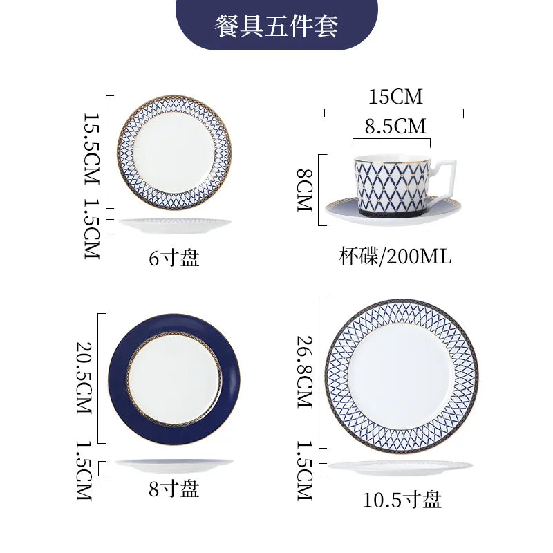 Lamp Post full dinnerware set with plates, bowls, and serving pieces, ideal for complete kitchen tableware.
