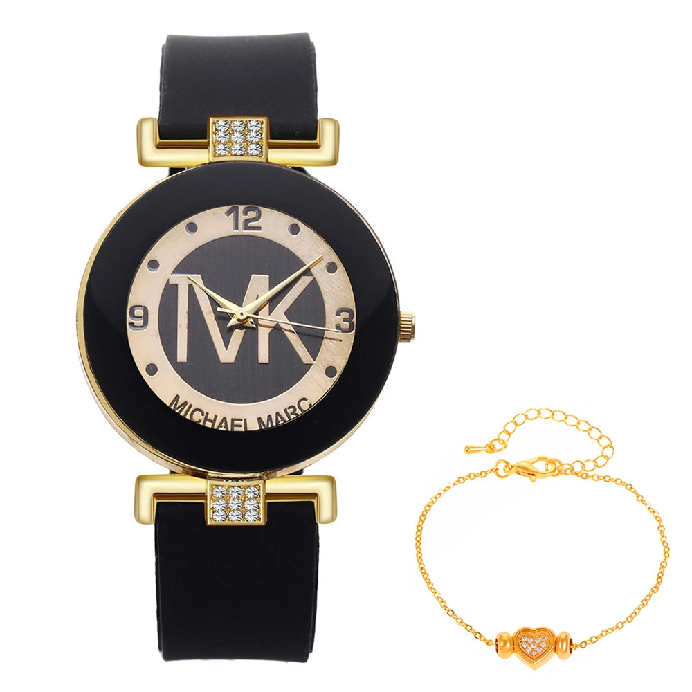 White Lamp Post women's fashion watch with a simple, elegant design for ladies, featuring a sleek clock face and minimalist style.