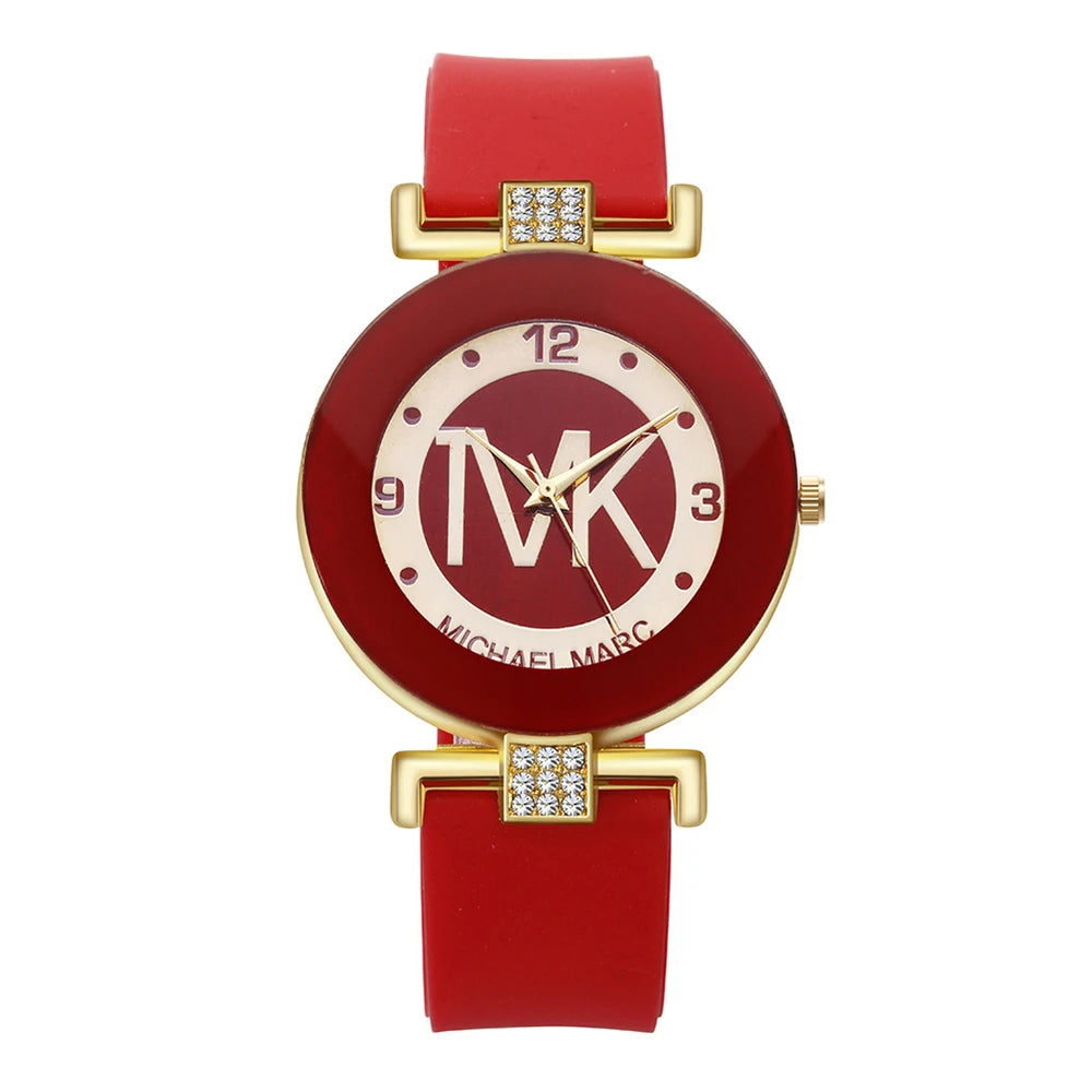 White Lamp Post women's fashion watch with a simple, elegant design and luxury style, showcasing a classic ladies' wristwatch.