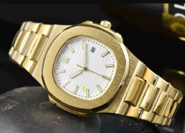 Bronze luxury military quartz watch for men by Lamp Post, featuring a sleek design and durable strap.