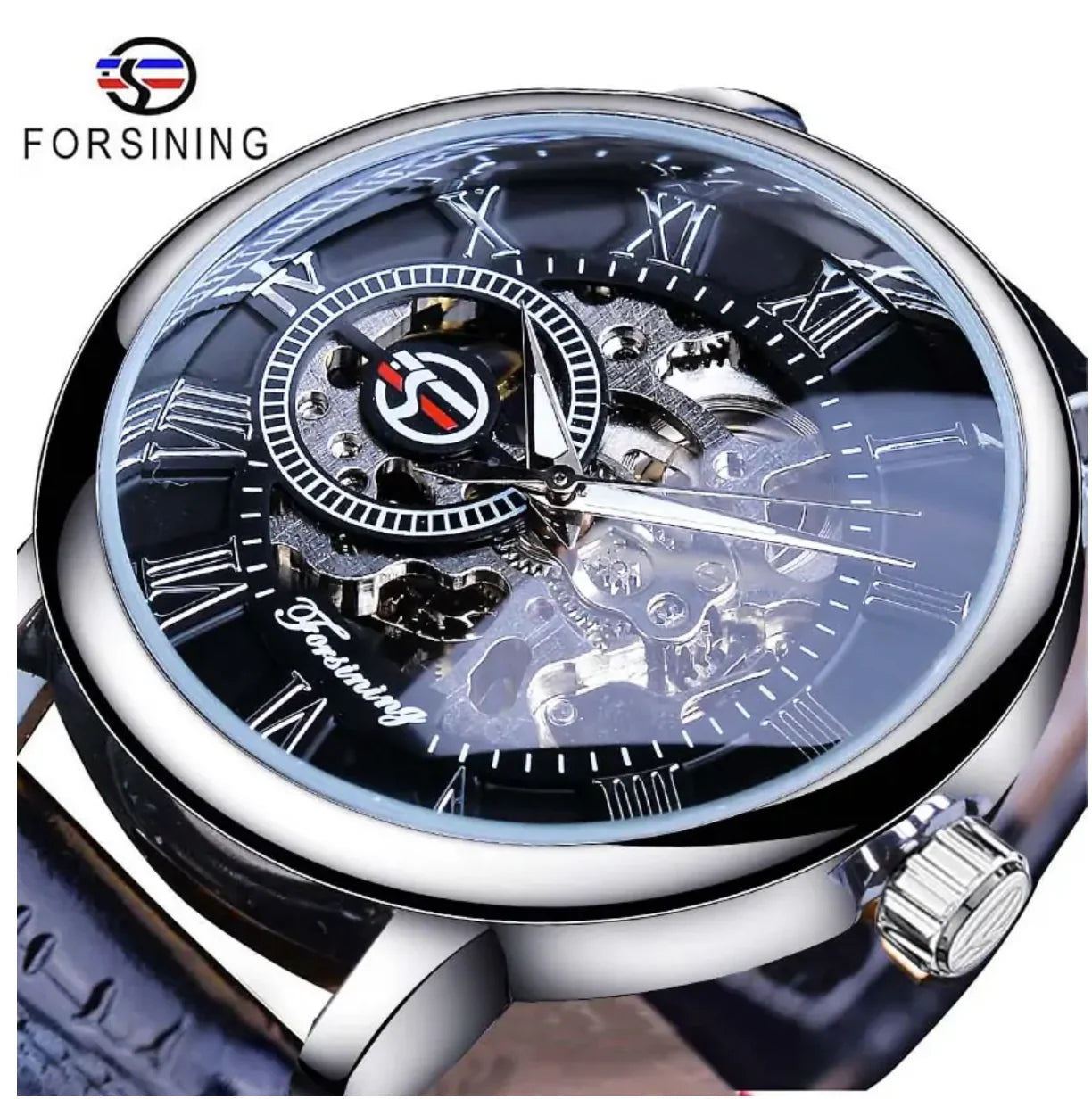 Brown men's luxury watch by Lamp Post, premium design with classic dial and stainless steel strap, under $2000.
