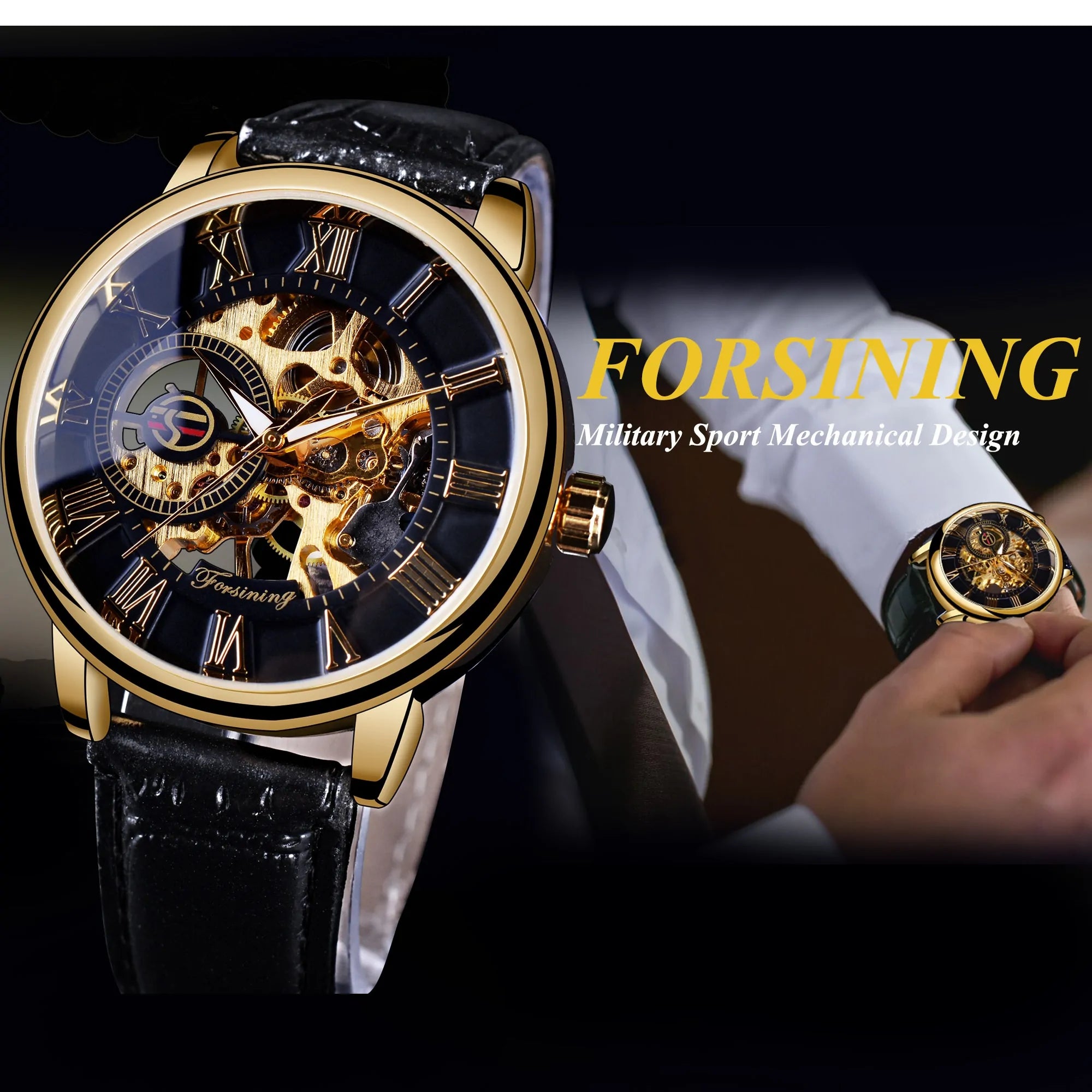 Golden Lamp Post designer watch with sleek dial and stylish strap, showcasing elegant craftsmanship and modern design.