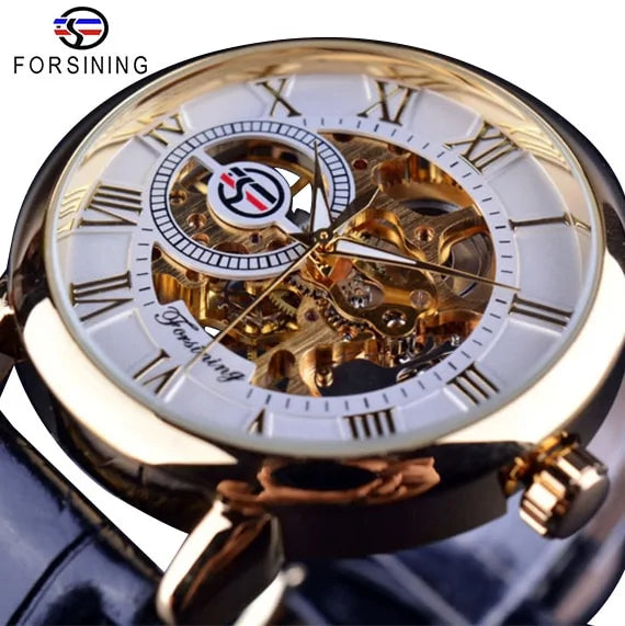 Golden Lamp Post designer watch with sleek design, featuring a round dial and stylish details, perfect for everyday wear.