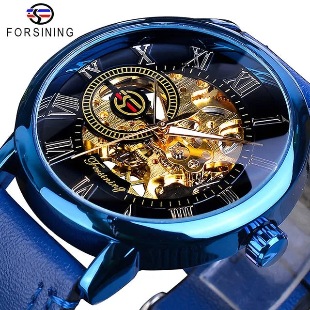 Gold Lamp Post designer watch with a sleek face and stylish strap, showcasing a luxury watch design at an affordable price.