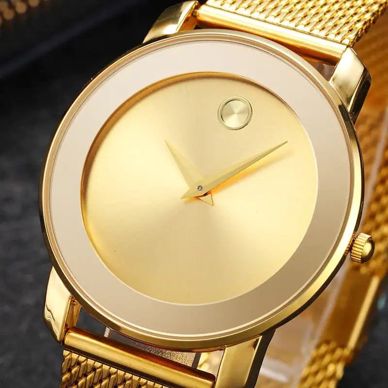 Silver minimalist watch by Lamp Post featuring a sleek design, suitable for both men and women.