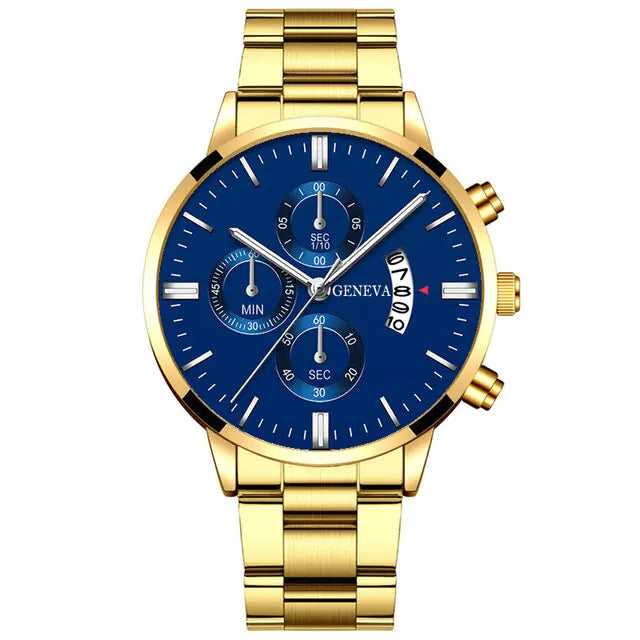Fashion men's stainless steel watch by Lamp Post featuring a sleek design and classic watch face.